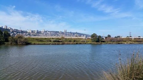 The Kishon River Foto stock