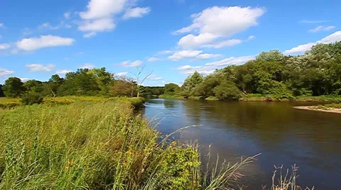 Kishwaukee River in Illinois Stock-Footage 34284885