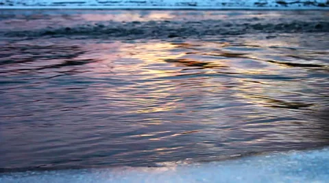 Kishwaukee Winter Reflections Stock-Footage 63844500