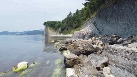 Kisileva rock Tuapse Stock Footage 149177808