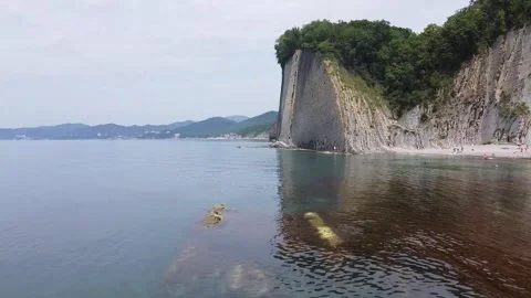 Kisileva rock Tuapse Stock Footage 149177837