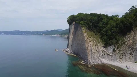 Kisileva rock Tuapse Stock Footage 149177841