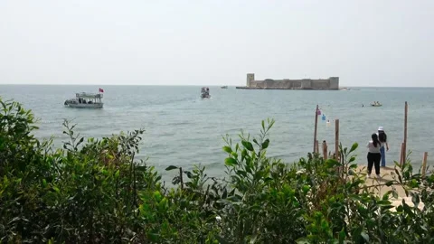 Kiskalesi, Mersin, Turkey. Stock Footage 202094728