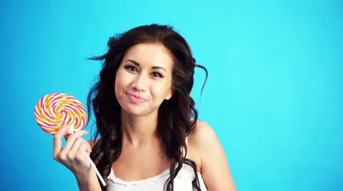 A kiss 库存影片 20586265