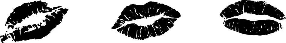 Kiss icon isolated on white background Stock Illustration