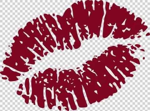 Kiss mark Illustrazione stock