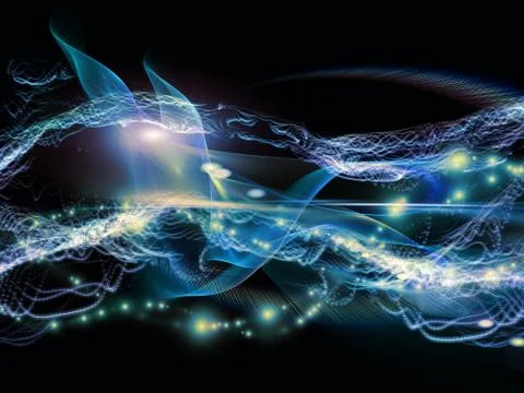 Kiss of Virtual World Stockillustratie
