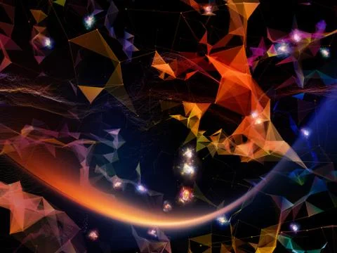 Kiss of Virtual World Stockillustratie
