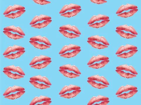 Kisser background Stock Illustration