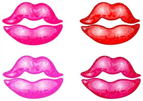 Kisses Stock Illustration
