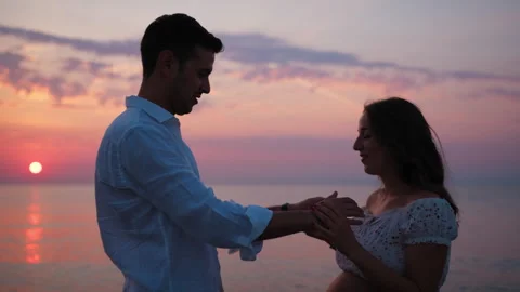Kissing In The Sunset Sunlight Stock Footage 301931513