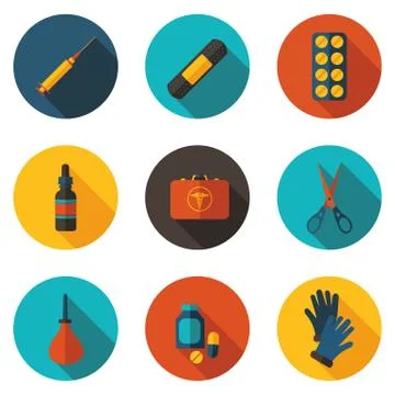 Kit first aid Stock Illustration