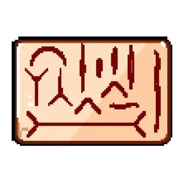 Kit suture practice pad pixel art vector illustration Stock Illustration