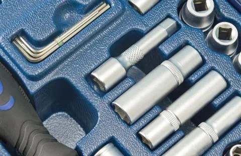 Kit of tools Stock Photos