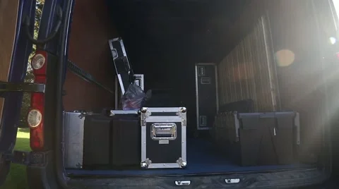 Kit Van - Cases Video stock 46258696