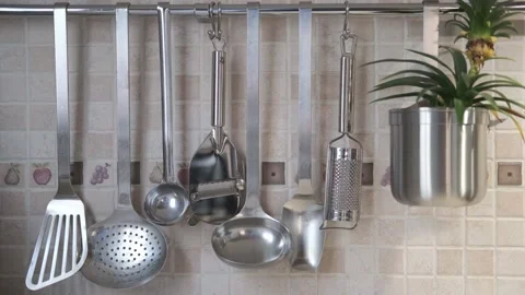 Kitchen accessories Stock Footage 146875051