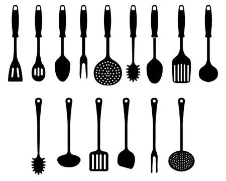 Kitchen accessories Stock Illustration
