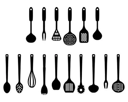 Kitchen accessories Stock Illustration
