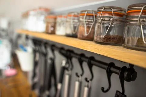 Kitchen accessories Stock Photos