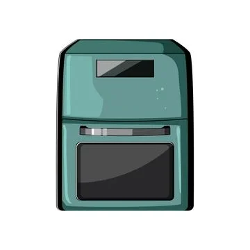 Kitchen aerogrill cooking cartoon vector illustration Ilustración de archivo