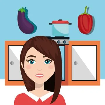 Kitchen and cooking graphic 스톡 일러스트