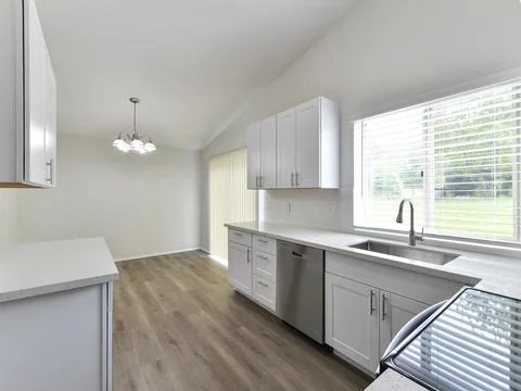 Kitchen and dining room Stock Photos