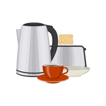 Kitchen and food preparing topic. Stock Illustration