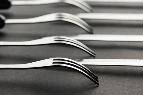 Kitchen and restaurant silverware. Foto stock