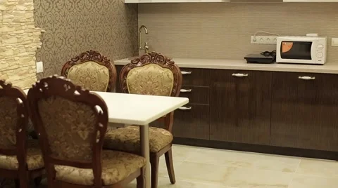 Kitchen in apartents Stock Footage 61155469