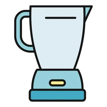 Kitchen appliance blender preparing healthy food smoothie drink Stock-Illustration