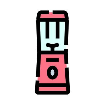 Kitchen appliance preparing healthy smoothies and fresh food Stock Illustration