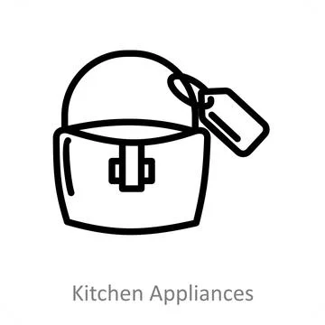 Kitchen Appliances Stock Illustration