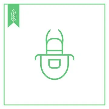 Kitchen apron Stock-Illustration