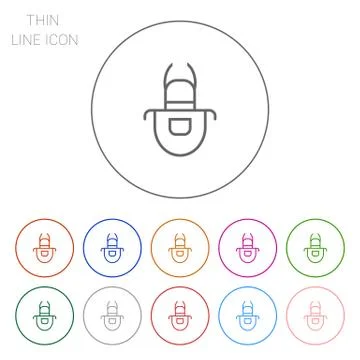 Kitchen apron 스톡 일러스트