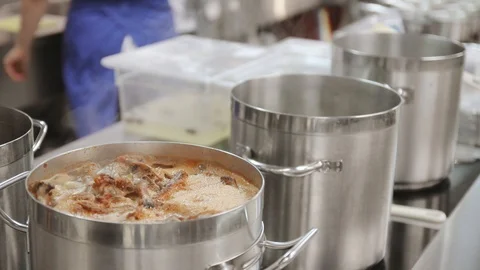 Kitchen background Video stock 87990214