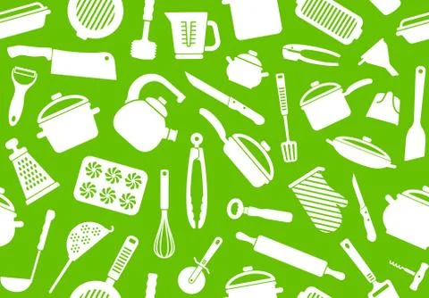 Kitchen background Illustrazione stock