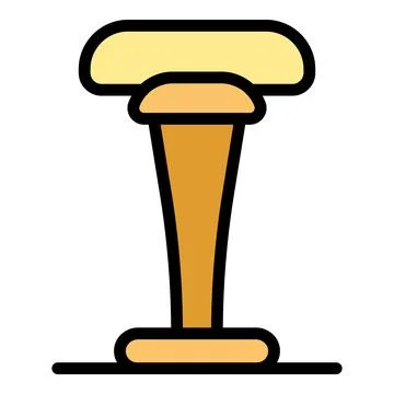 Kitchen bar stool icon vector flat Stock Illustration