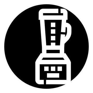 Kitchen blender appliance preparing healthy fresh drinks icon Stock Illustration