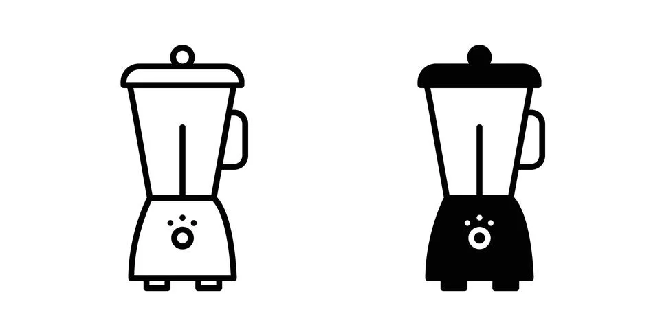 Kitchen blender icon design. Simple Vector illustrations.. イラスト素材