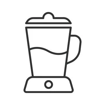 Kitchen blender icon in line design. kitchen blender, smoothie maker, electric Stock Illustration