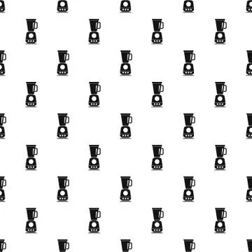 Kitchen blender machine pattern, simple style Illustrazione stock