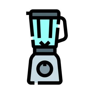 Kitchen blender preparing drinks or cooking food Stock Illustration