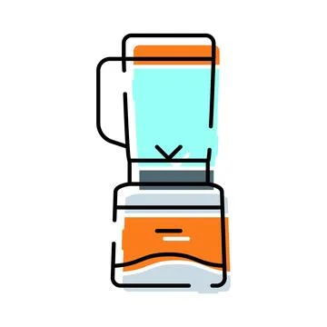 Kitchen blender preparing healthy smoothie or shake Stock Illustration