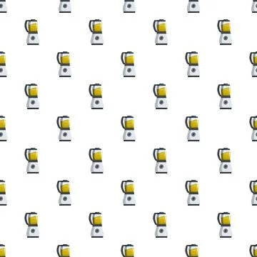 Kitchen blender seamless pattern for cooking and juice イラスト素材