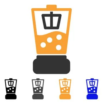 Kitchen Blender Vector Icon Stock Illustration