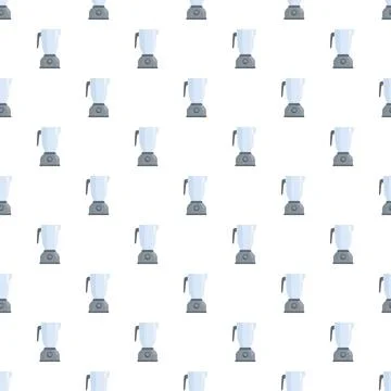 Kitchen blenders creating seamless pattern background Stock Illustration