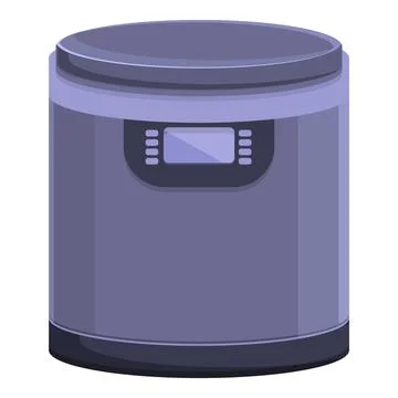 Kitchen bread machine icon cartoon . Deep maker Stock Illustration