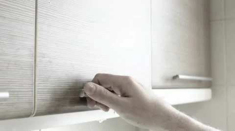 Kitchen cabinet Video stock 10798538