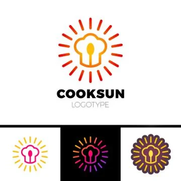 Kitchen, cafe, restaurant - vector logo template concept illustration. Chef h Stock Illustration