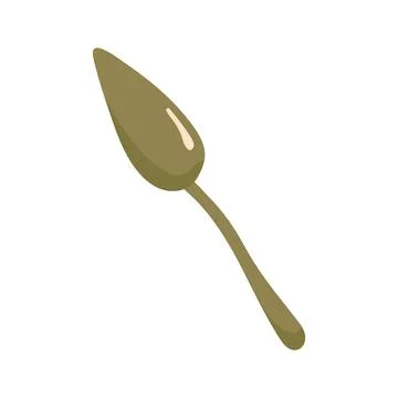 Kitchen cake server spatula utensil for serving pies Stock Illustration